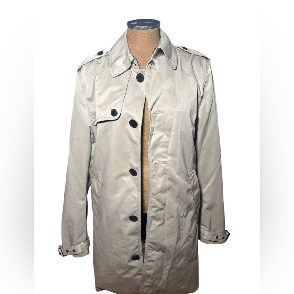 H&M Classic Beige Trench Coat Size 38R